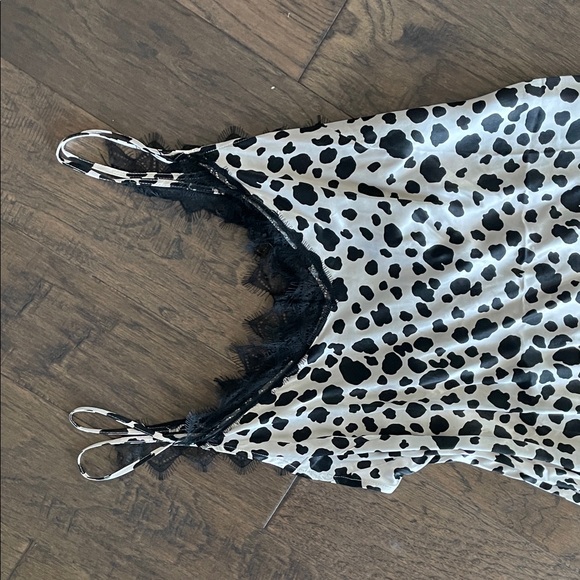 Anthropologie Black and Cream Maxi Dress - Picture 4 of 5